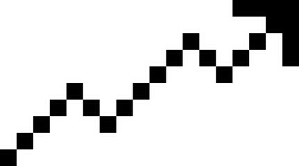 pixel arrow retro