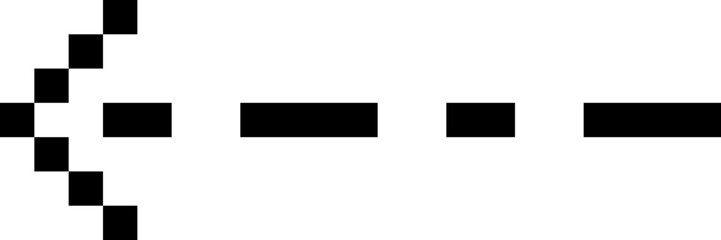 Obraz premium pixel arrow retro
