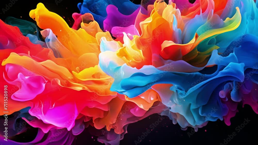 Poster experience a visual symphony of synesthesia, where sound and color merge into a mesmerizing dance of