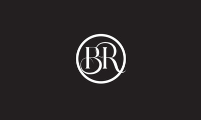 Fototapeta premium BR, RB, R, B Abstract Letters Logo Monogram
