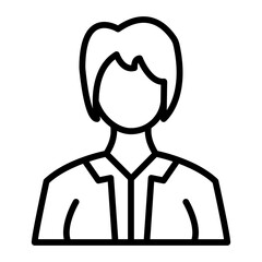 Air Hostess Line icon