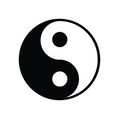 Ying yang symbol of harmony and balance