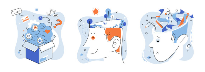 Critical thinking. Vector illustration. Developing mental agility and critical thinking skills is essential for creative problem-solving The critical thinking metaphor connecting dots helps