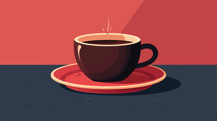 Coffee cup closeup