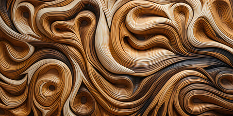 Abstract Wooden Swirls Texture