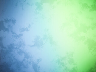 Fototapeta na wymiar Zielone tło, niebieskie. Dwa kolory