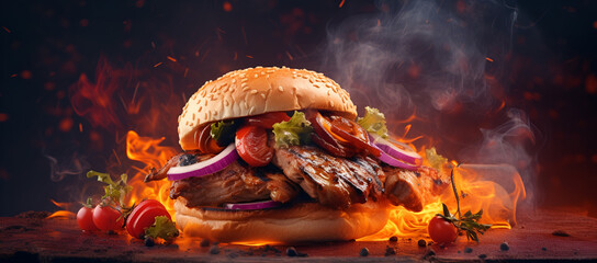 Burger or Hamburger. 