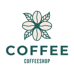 Coffee logo, suitable for coffee shop logo or product brand identity.