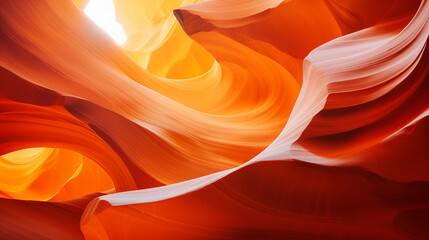beauty of Antelope Canyon, Arizona, as sunlight dances on the textured sandstone walls