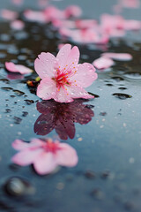 "Cherry Blossom Elegance", spring art