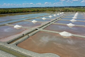 Marais salants colorés  à Guérande