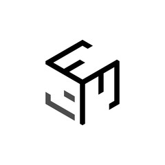 initial letter YFF logo vector