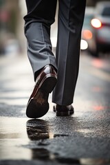 businessman walking
