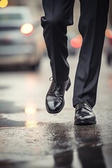businessman walking