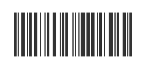 Barcode icon. Scan code sign. Shop product identification. Price information. Vector illustration.