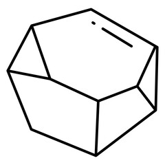 stone icon, rock icon