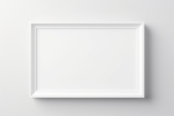 Fototapeta premium white blank frame close up