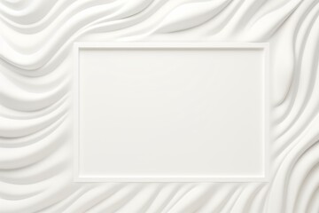 white blank frame close up