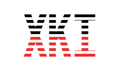 XKI three initial letter iconic line negative space minimal logo design vector template. monogram, abstract, wordmark, business, typography, minimalist, brand, company, flat, modern, unique, simple