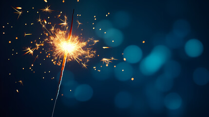 Obraz premium Fireworks background for celebration, holiday celebration concept