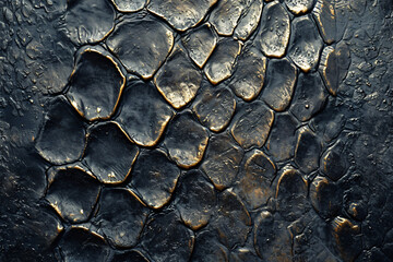 Snakeskin surface texture close-up