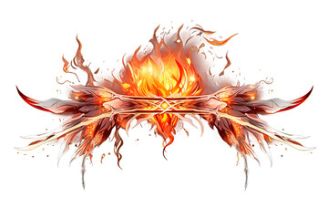 sword wings for tatto isolated on PNG Background. Generative Ai.