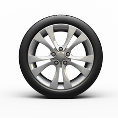 Obraz premium 3d render Automobile Tires (clipping path)