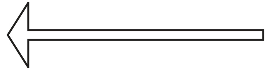 long Arrows vector set. Arrow icon collection. Set different arrows or web design	