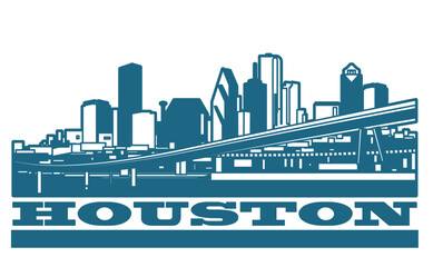 Houston Texas skyline - 711558811