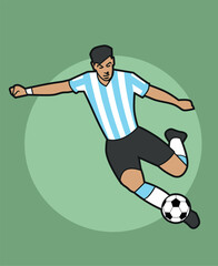 Argentina soccer player - 711559818
