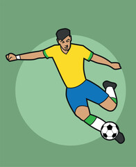 Brazil soccer player - 711559819