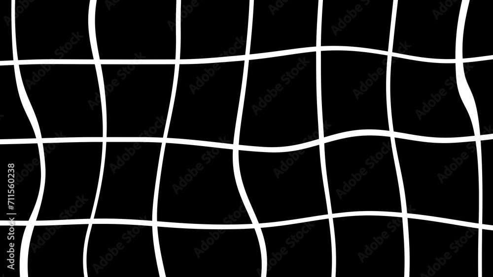 Poster abstract waving grid. computer generated 3d render