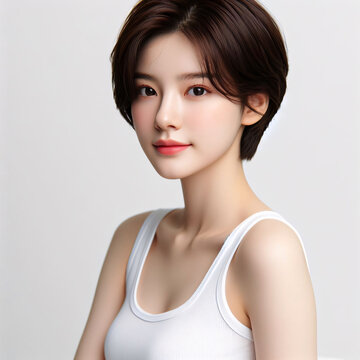 Beauty image of Asian woman(South Korea)	