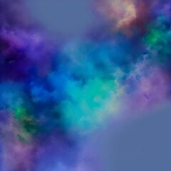 Obraz na płótnie Canvas abstract rainbow background explosion of colored powder