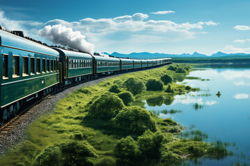 A journey on the iconic Trans-Siberian Railway, traversing vast landscapes and diverse cultures on one of the world's longest train routes.