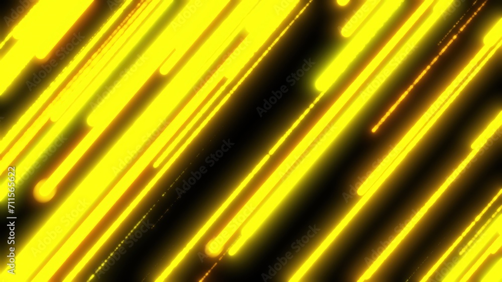 Poster abstract golden rain. computer generated 3d render