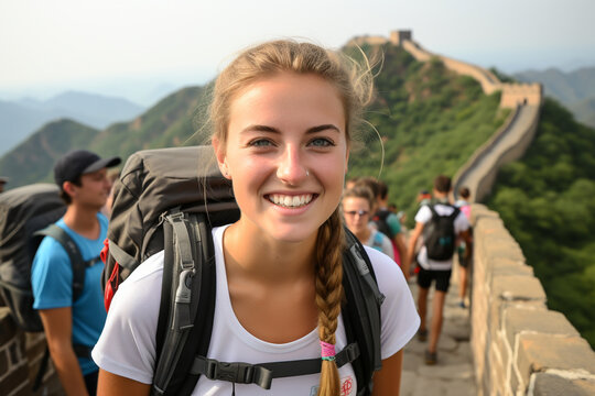 A backpacking adventure along the Great Wall of China, allowing travelers to experience the historical marvels and stunning landscapes.