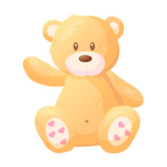 Vector flat soft bear for different porposes.