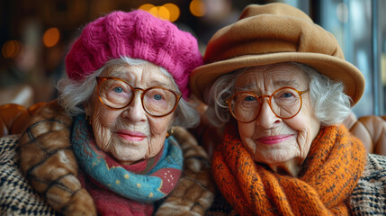 Portrait of two elder sister.