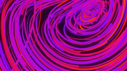 Abstract glowing trails. Computer generated 3d render