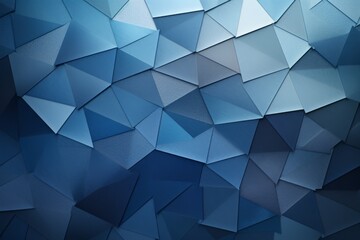 Obraz premium background of geometric blue details. mosaic