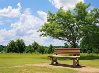 bench in the park