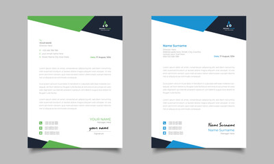Professional And Modern Letterhead Design Business Letterhead Template Design