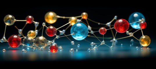 Atomic nucleus with electrons orbiting in predictable paths, illustrating atom s mostly empty space