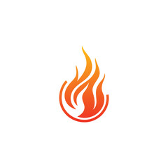 fire flame vector logo design.fire logo.fire logo design inspiration. elegant abstract design template elements.