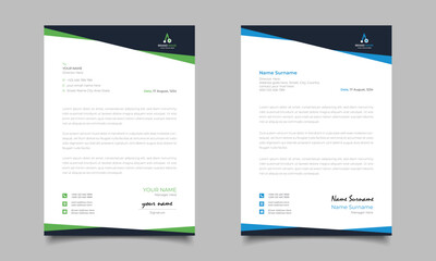 Professional And Modern Letterhead Design Business Letterhead Template Design
