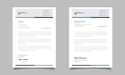 Professional And Modern Letterhead Design Business Letterhead Template Design