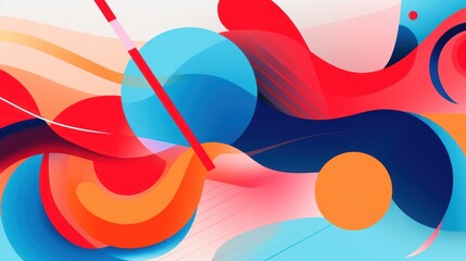 Abstract design background, colors and dynamic shapes, perfect for contemporary backgrounds