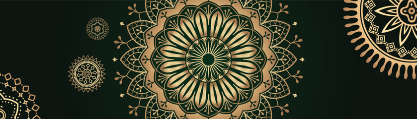 floral ornament Creative decorative mandala background. 