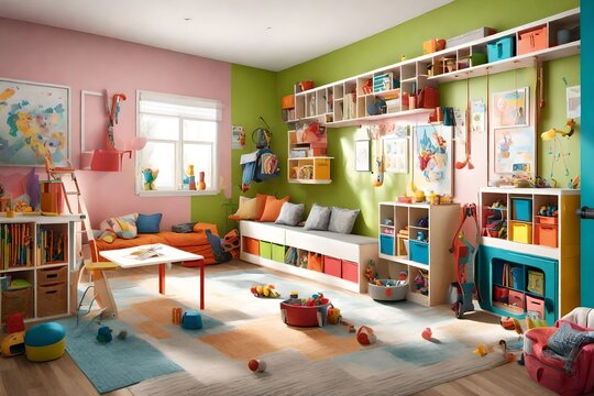 interior of a kid's playroom